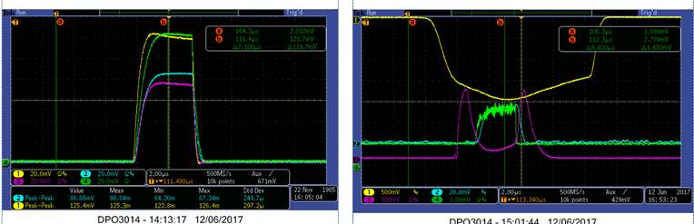oscilloscope traces